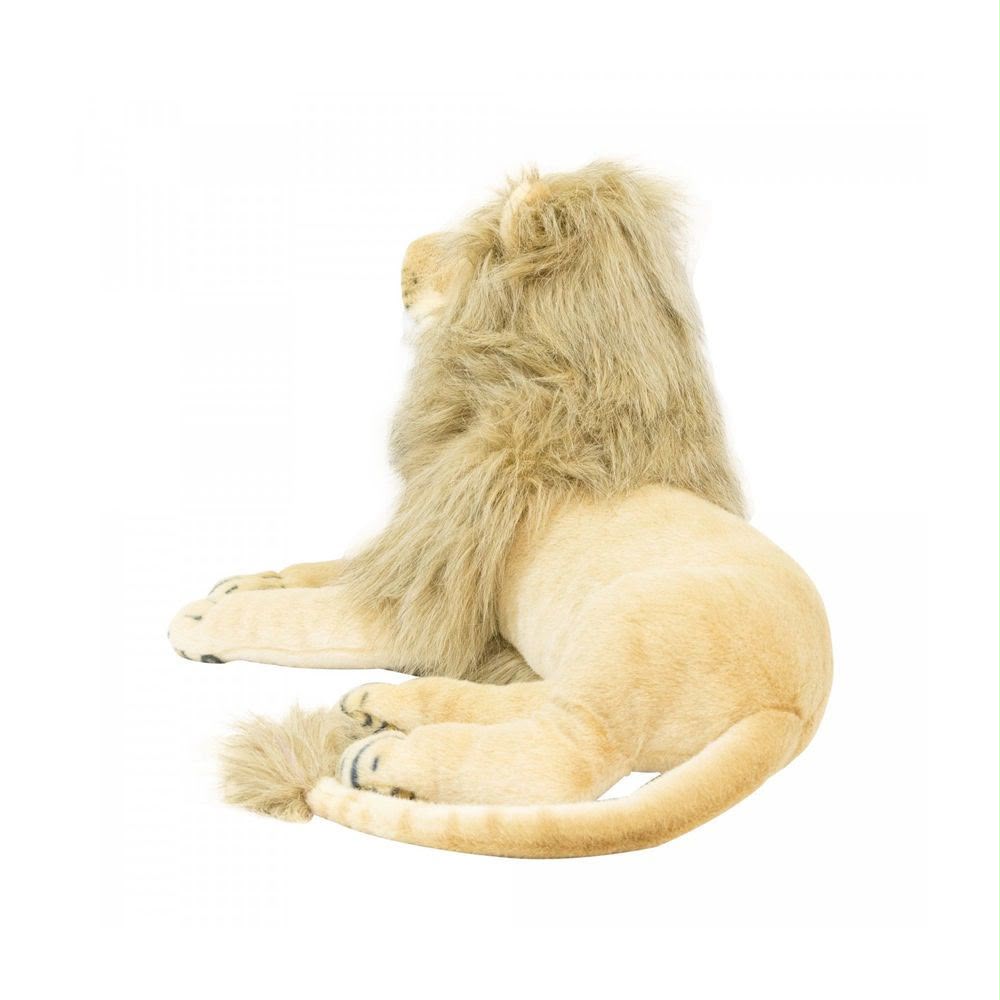 Leão de Pelúcia Realista Safari