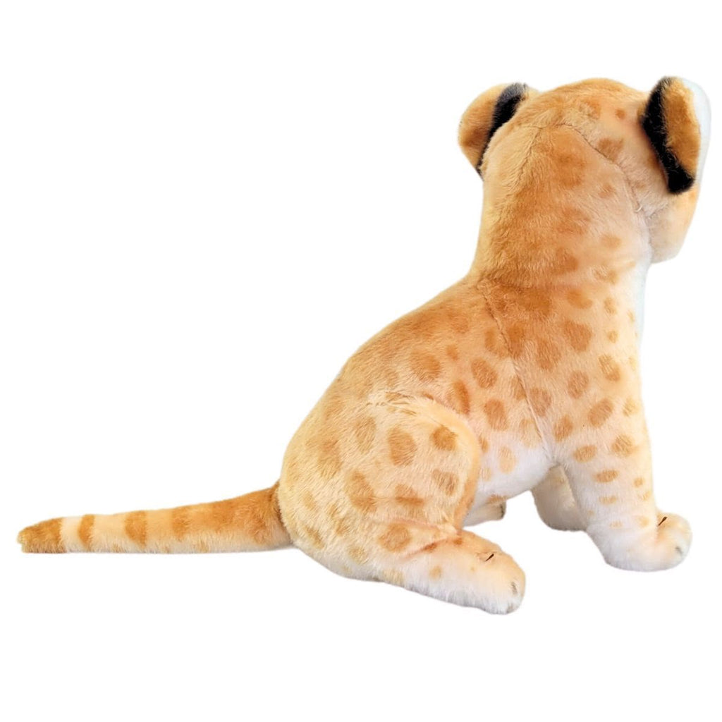 Leão de Pelúcia Realista Leãozinho 25cm Filhote Safari Nicho