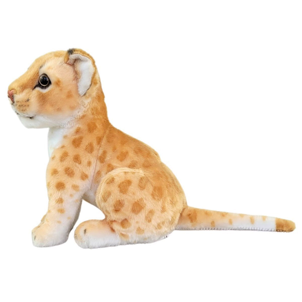 Leão de Pelúcia Realista Leãozinho 25cm Filhote Safari Nicho