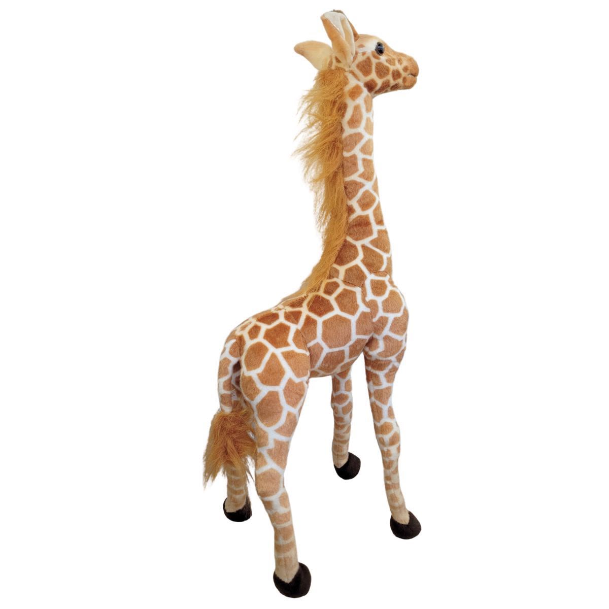 Girafa de Pelúcia Realista Grande 90cm Safari