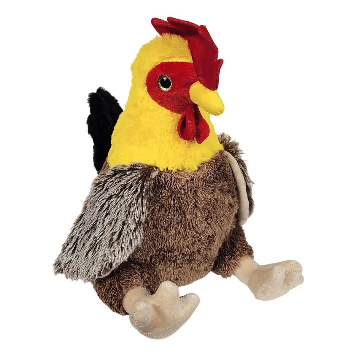 Galinha De Pelúcia Marrom Frango 30cms