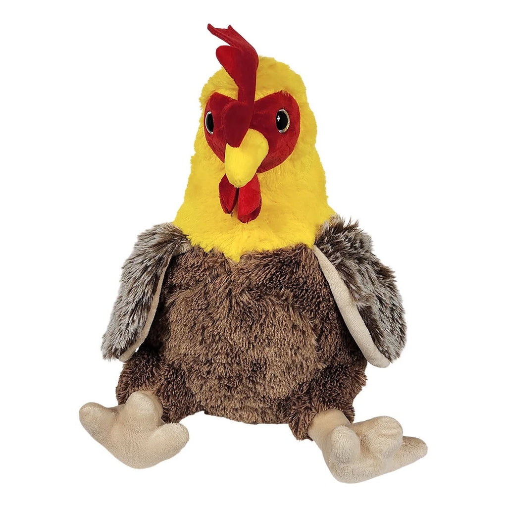 Galinha De Pelúcia Marrom Frango 30cms