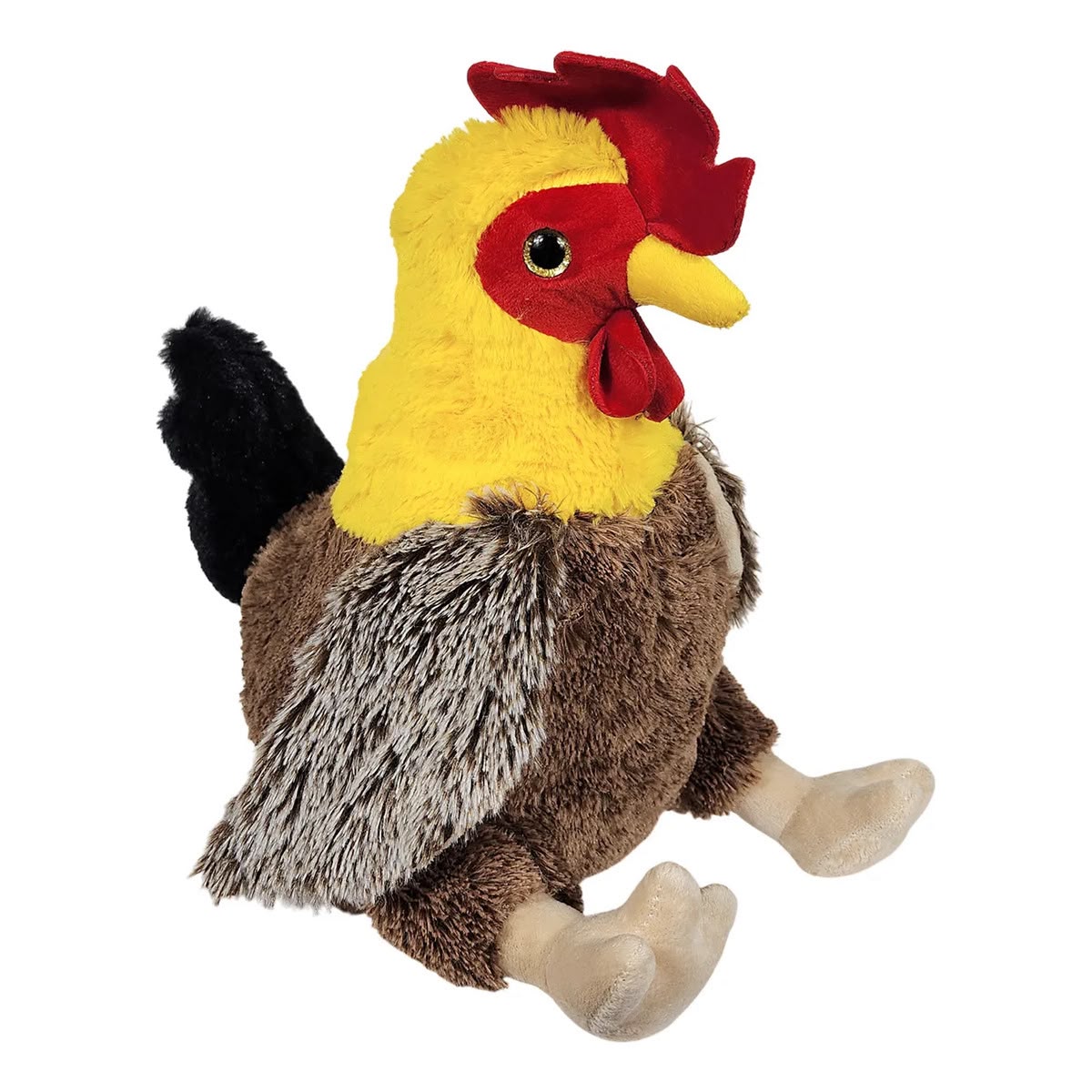 Galinha De Pelúcia Marrom Frango 30cms